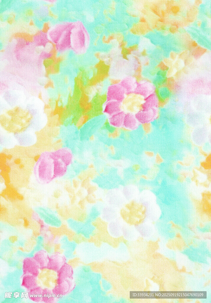 油画花