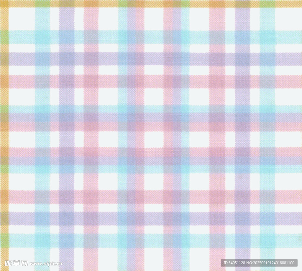 清新多彩格子图案背景