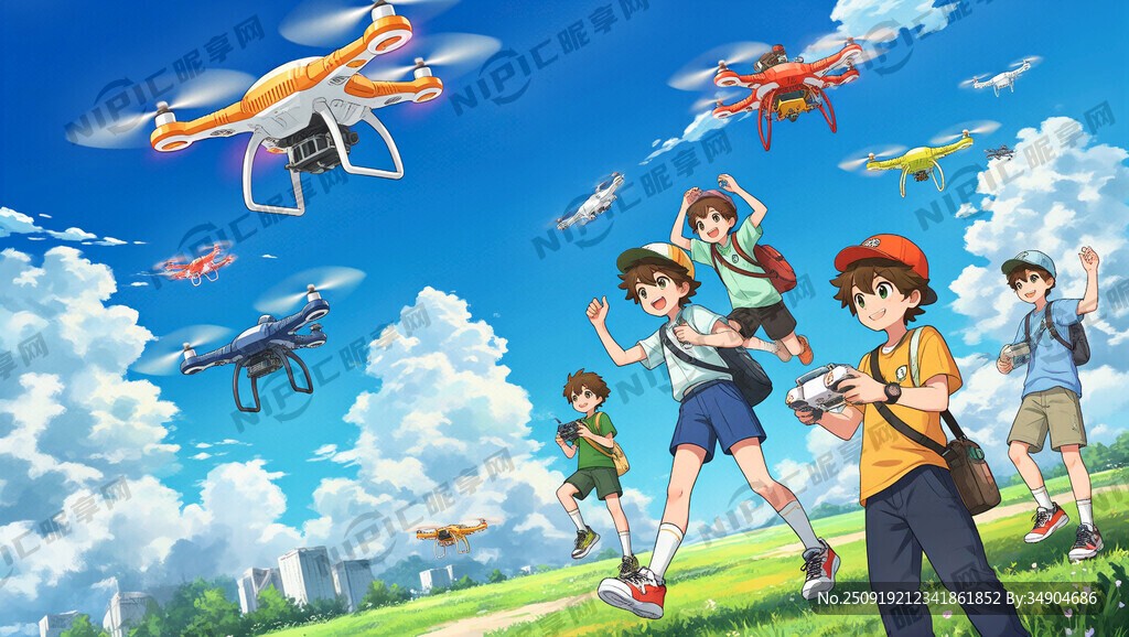 探索无人机世界 青少年在行动