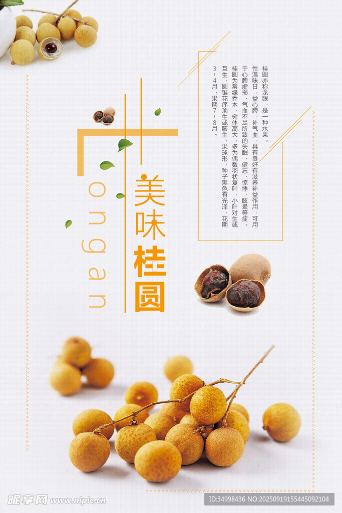 美味桂圆图