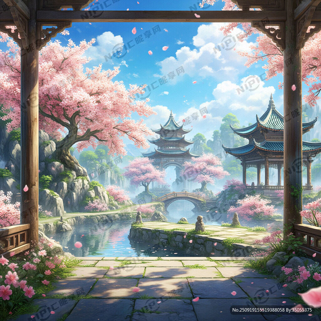 游戏梦幻唯美新中式风景 超高清