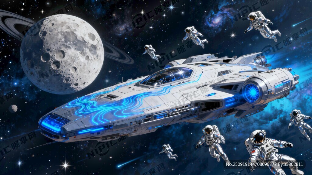 科幻感觉 有外太空 宇航员