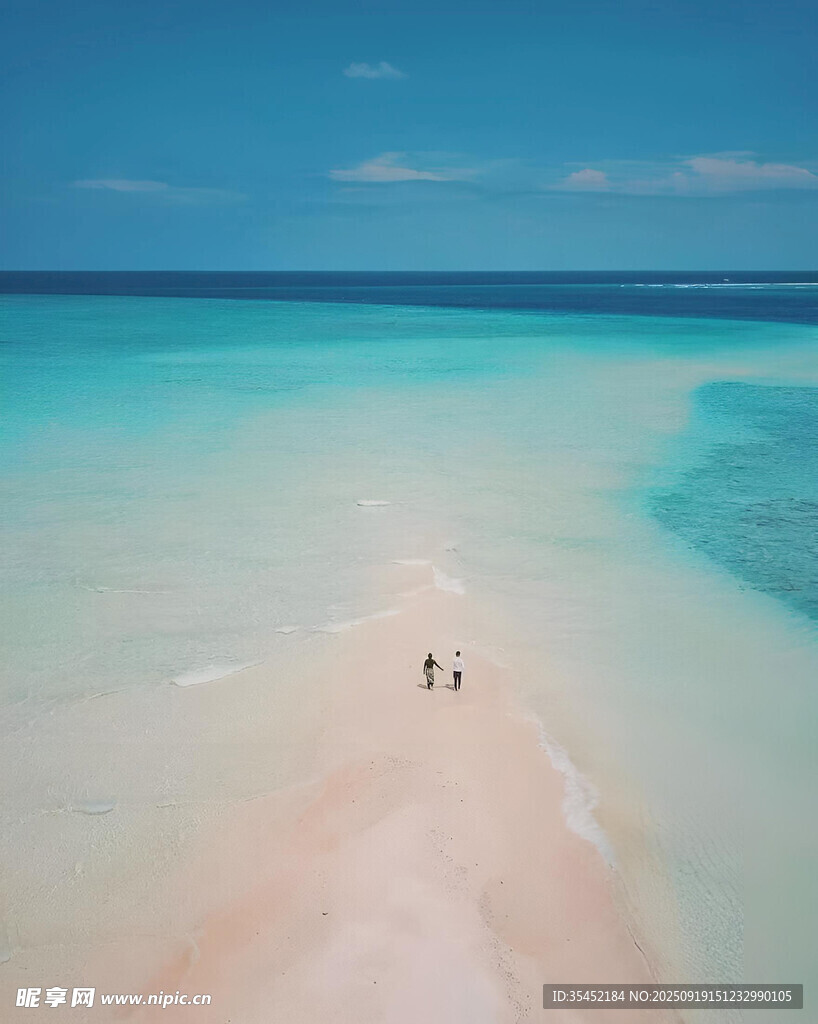 海滩漫步