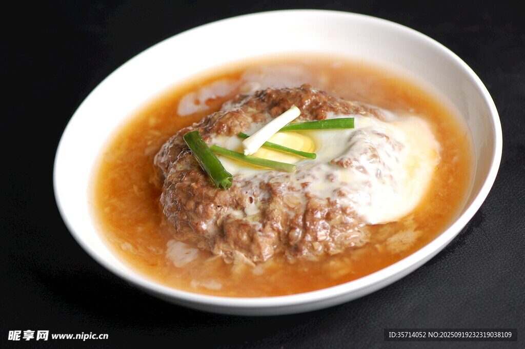 肉末蒸蛋美食特写
