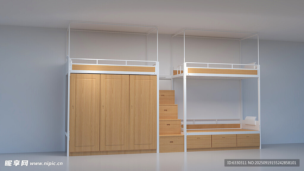 学校宿舍3D 效果图