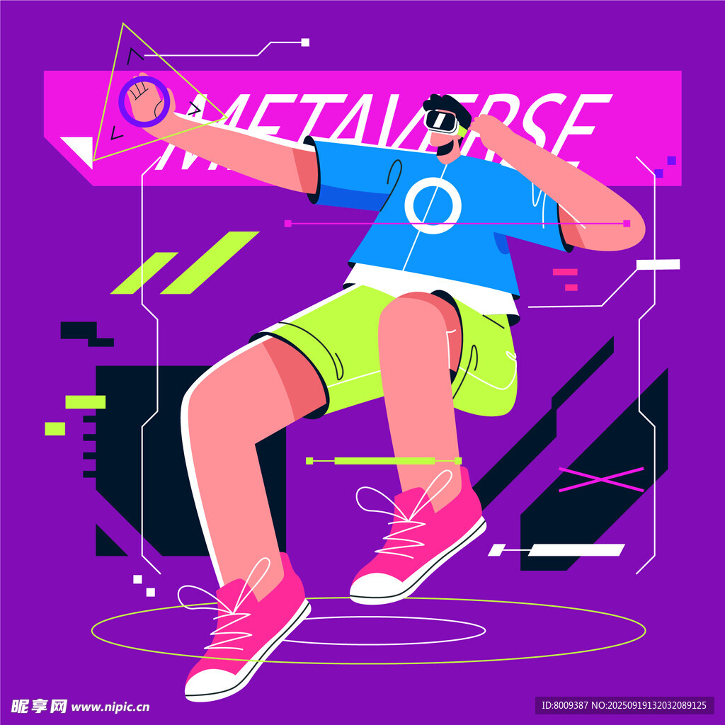 活力舞者展现动感姿态