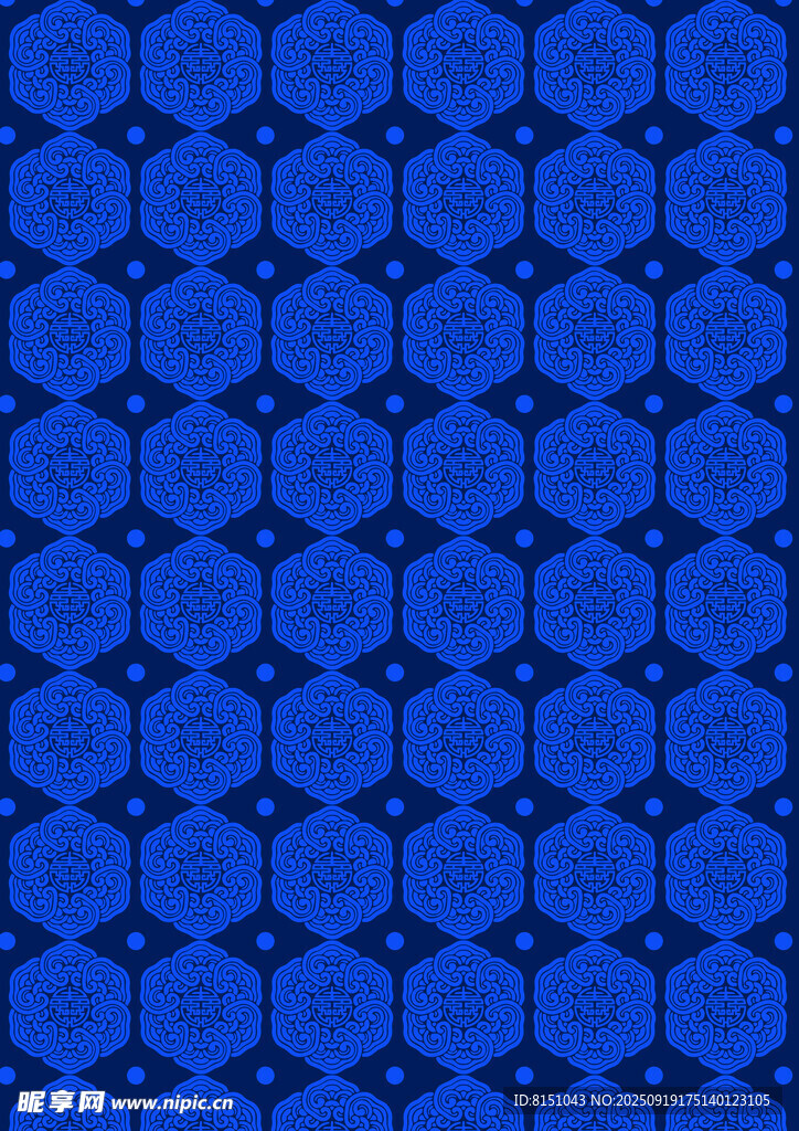 蓝色几何图案背景纹理