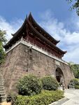 中式古城楼建筑景观