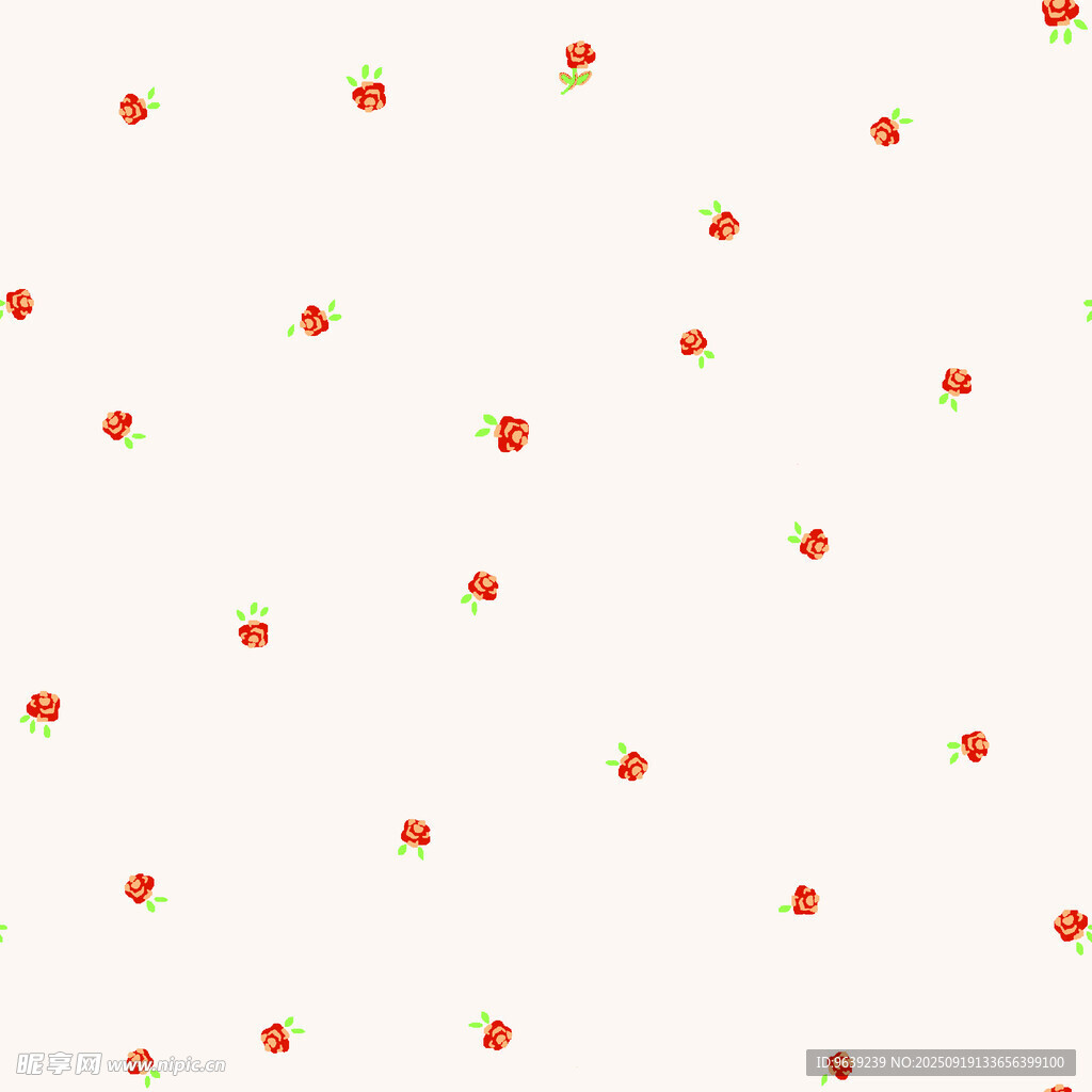 白色背景上的红色小图案