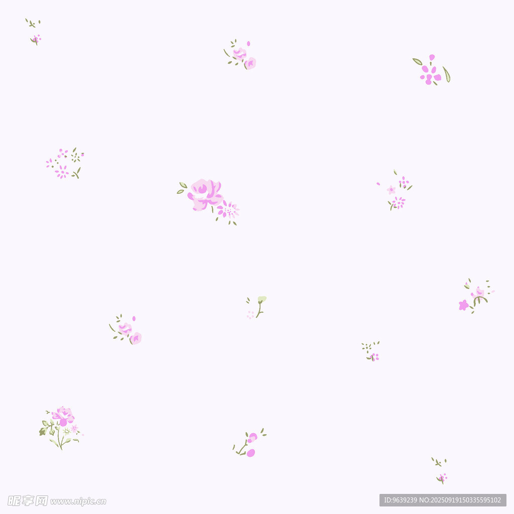 粉色花卉图案背景