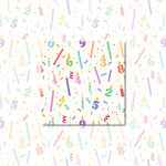 彩色数字图案装饰画