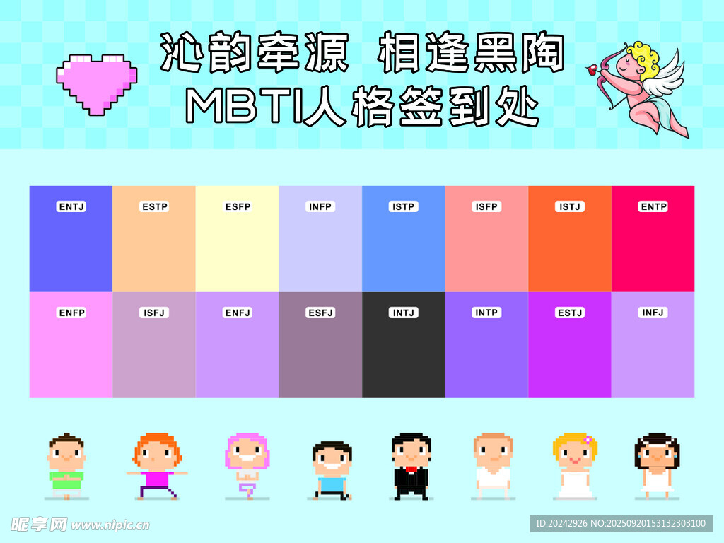 MBTI性格图 背景