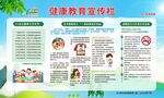 健康教育宣传栏展示
