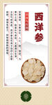 中药材 西洋参切片展示