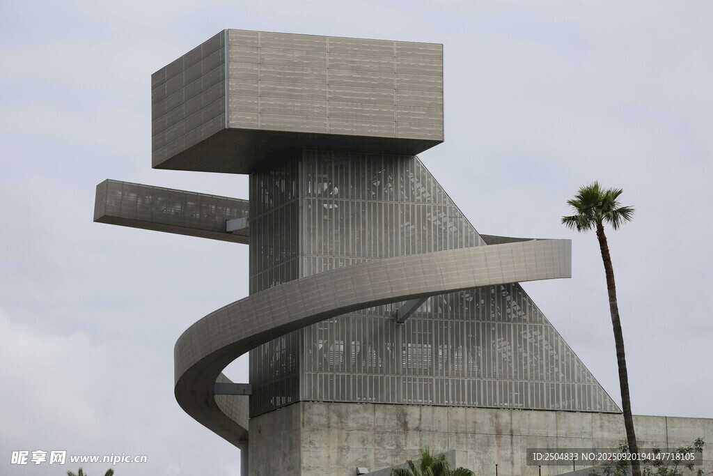 独特螺旋建筑造型