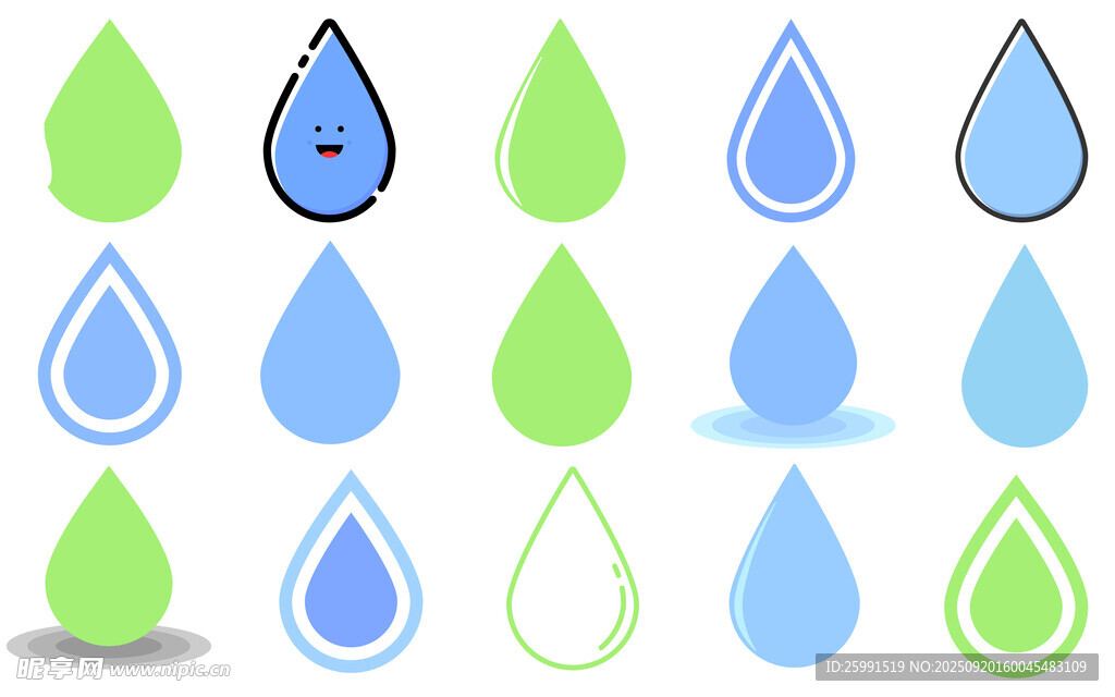 水滴图标