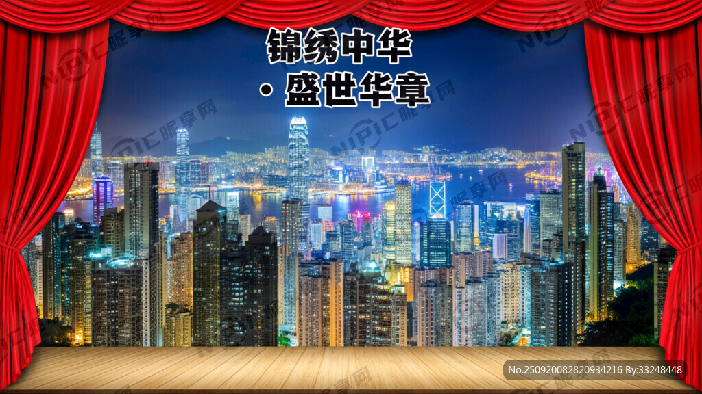 舞台背景画  