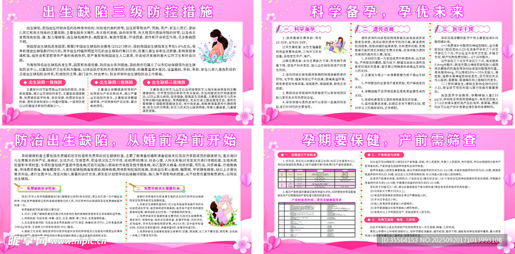 出生缺陷防治日主题宣传栏