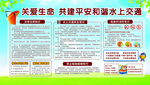 关爱生命 水上交通宣传栏