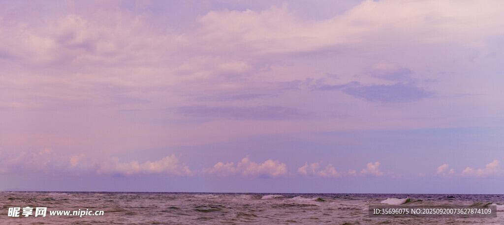 海边暮色美景