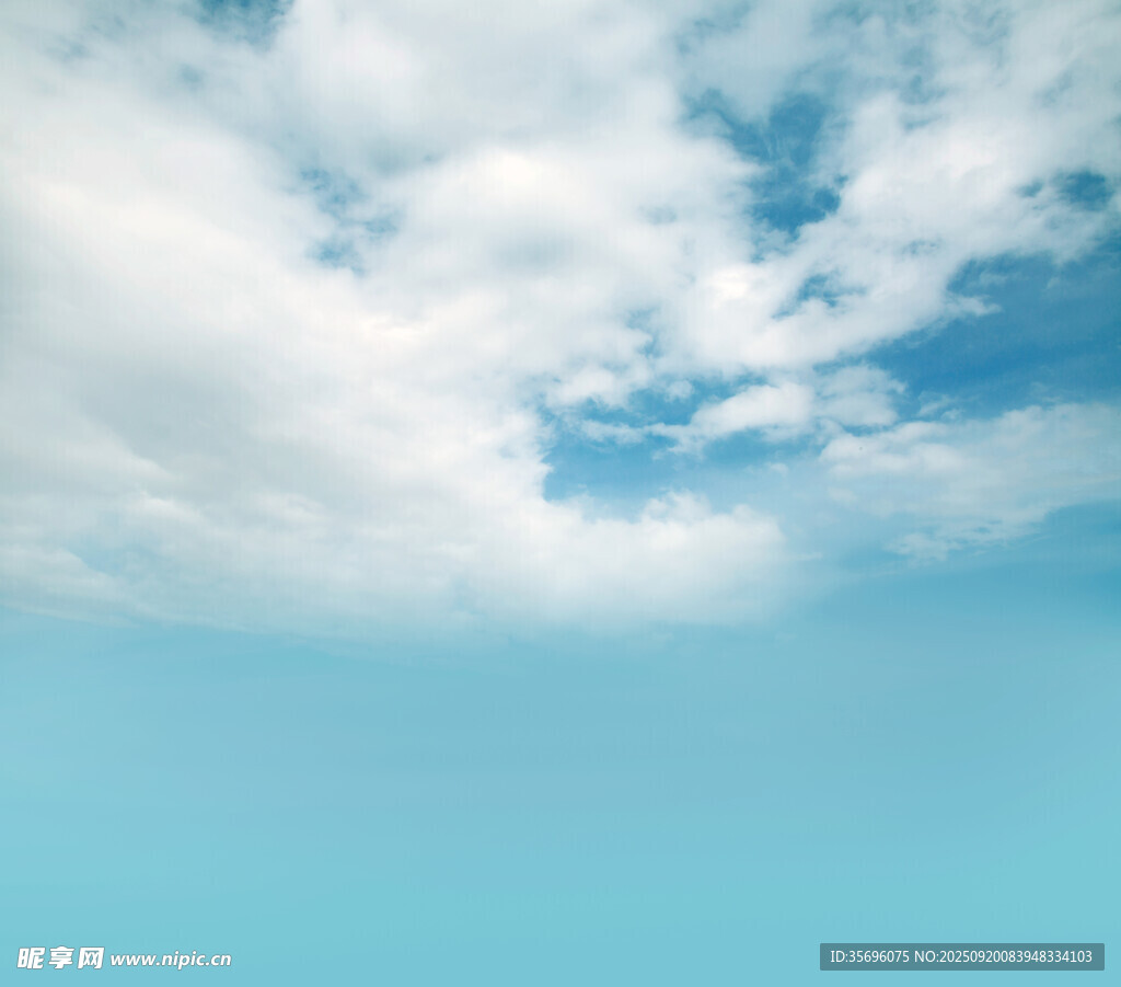 蓝天白云美景