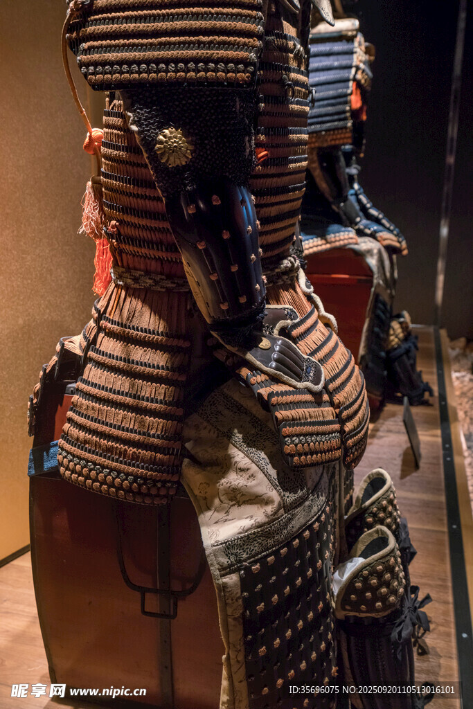 传统武士铠甲展示