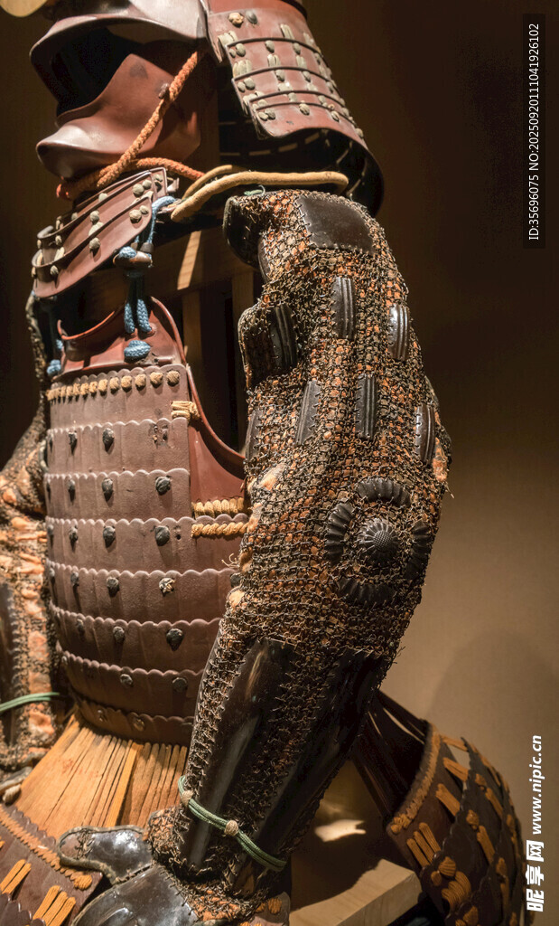 日本武士铠甲展示