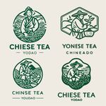 中式茶叶品牌标志设计