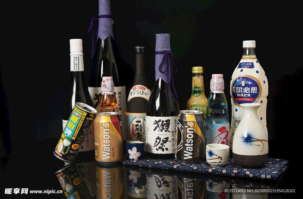 多样酒水展示