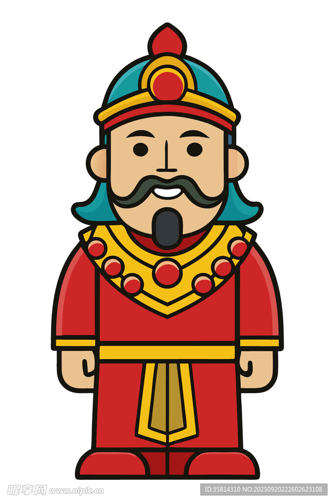 古代帝王卡通形象