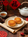 中式茶点与传统茶具组合
