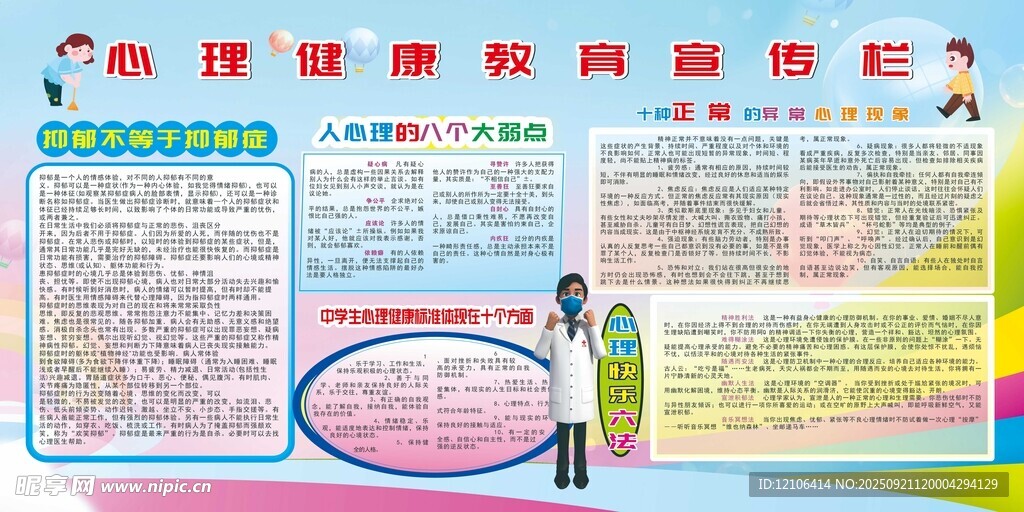 心理健康知识宣传栏