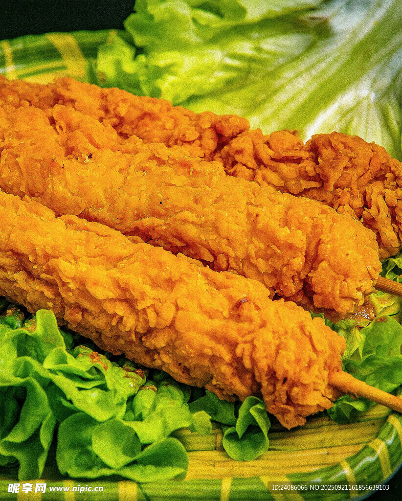 香酥炸物配生菜