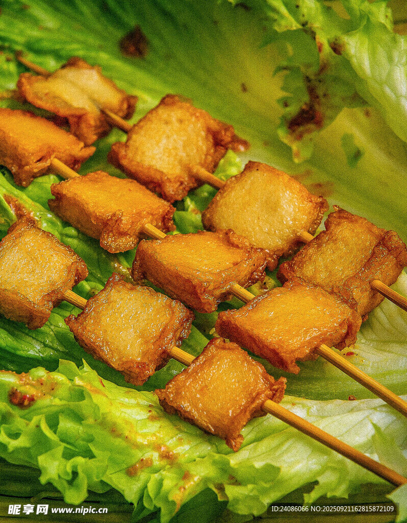 香嫩炸豆腐串