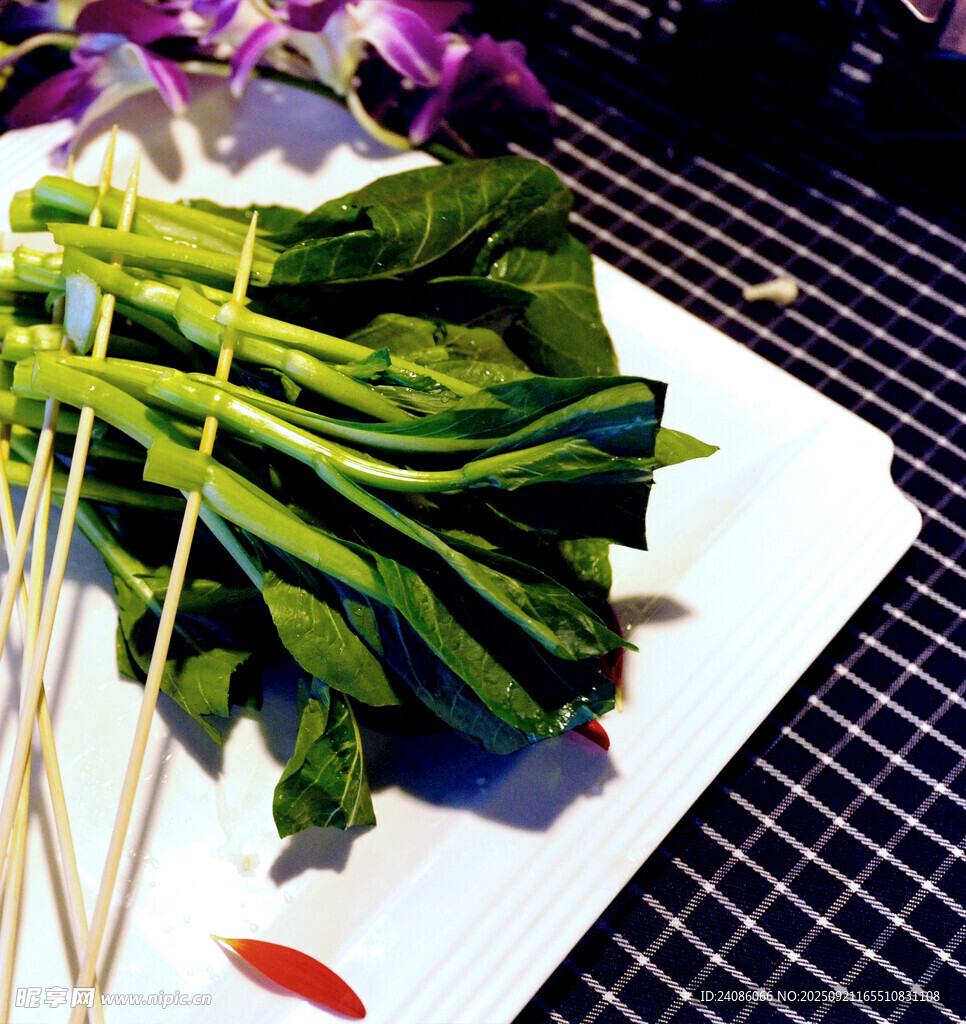烤青菜串