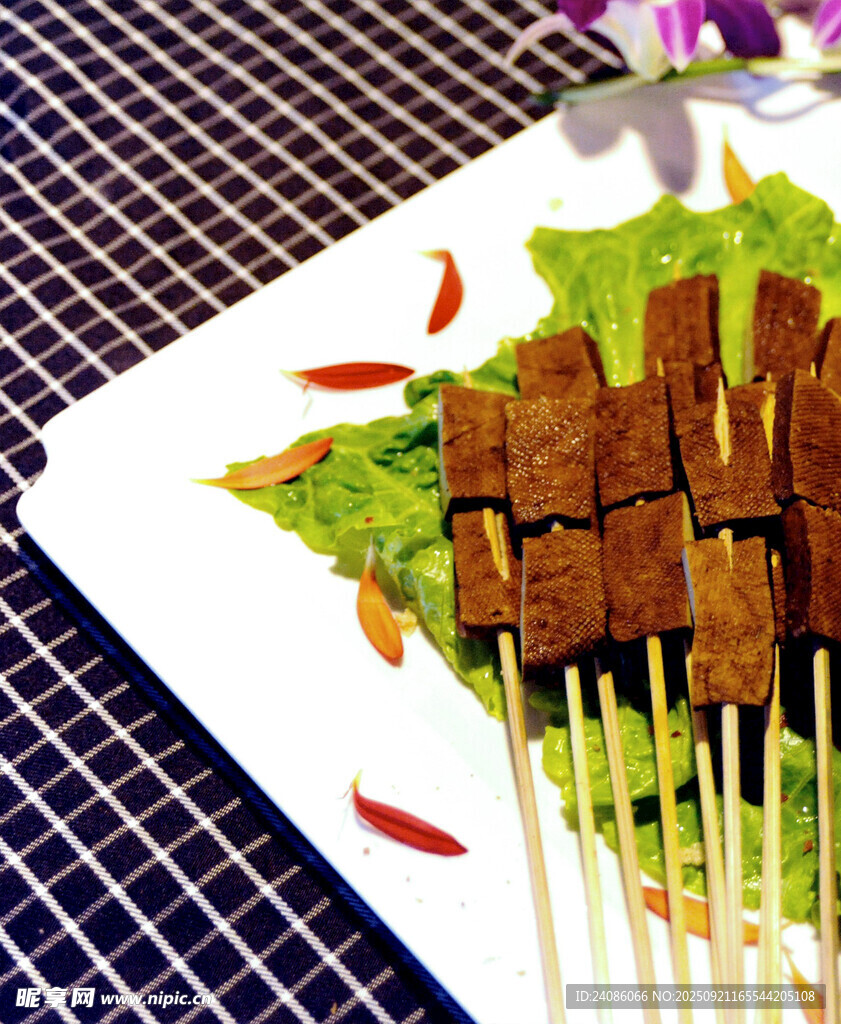 烤豆干串