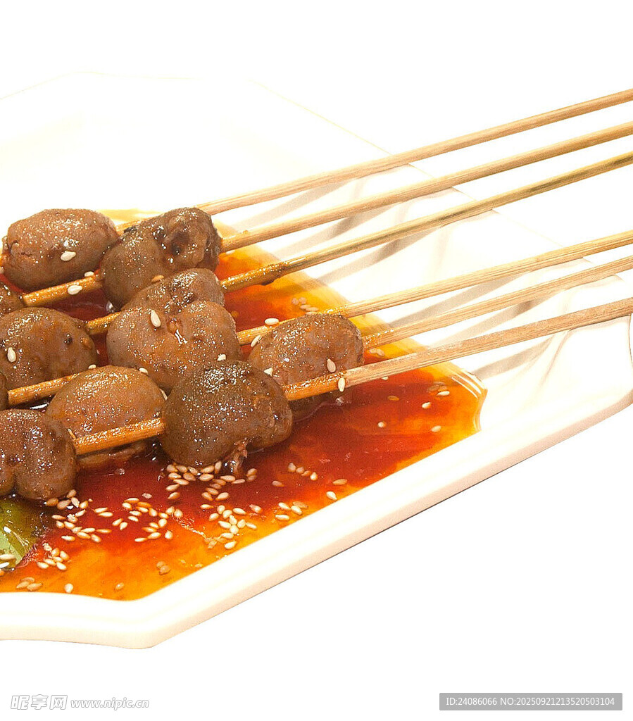 美味烤牛丸串