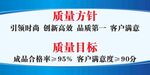 企业质量方针展示
