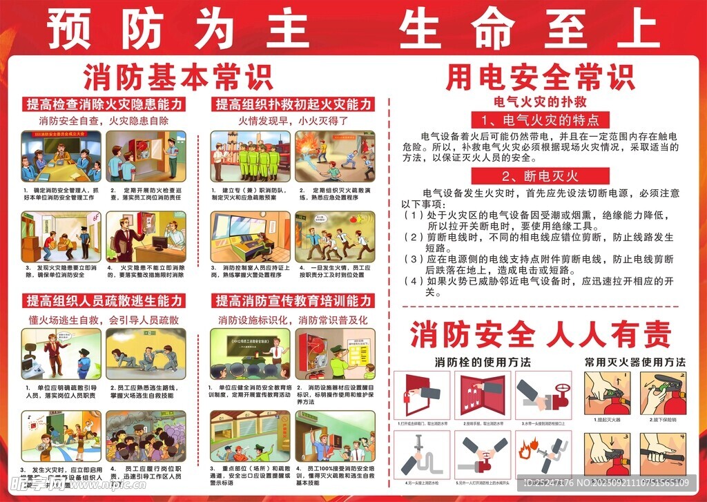 消防安全宣传展板