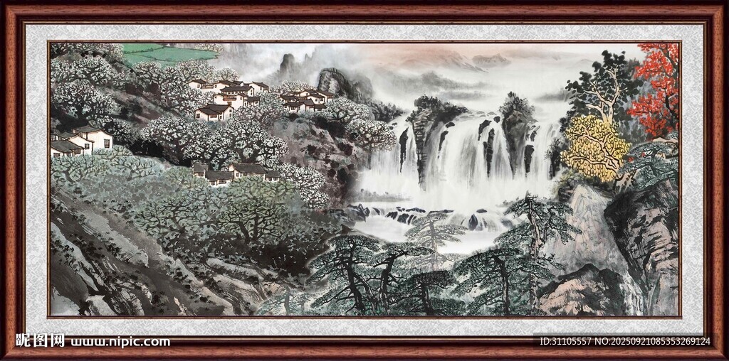 中国画山水