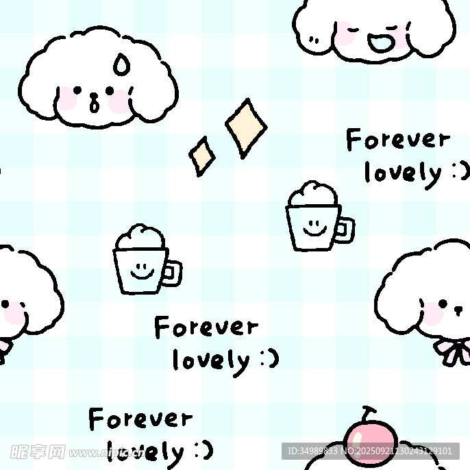 可爱卡通图案