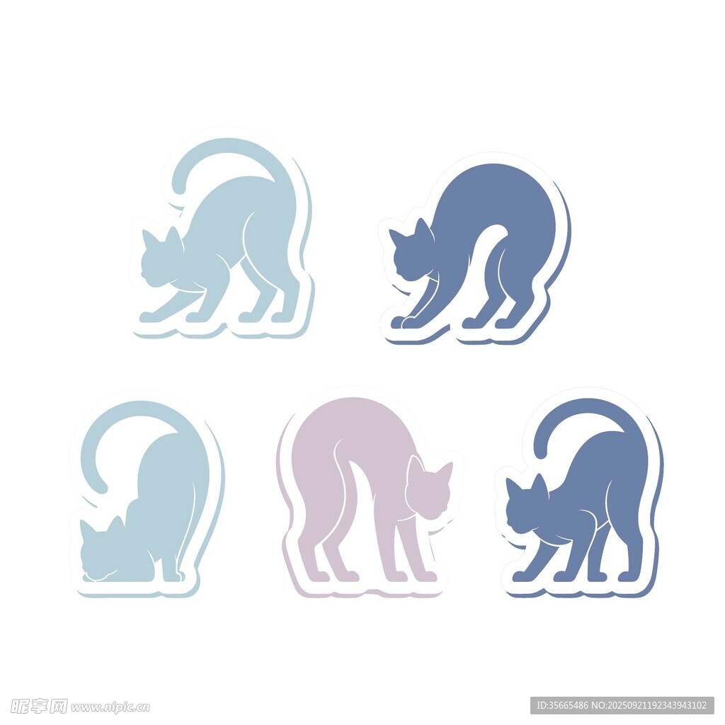 猫咪贴纸