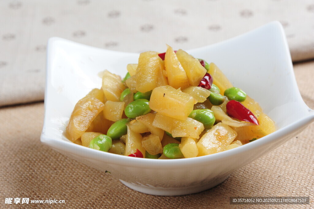萝卜干毛豆子