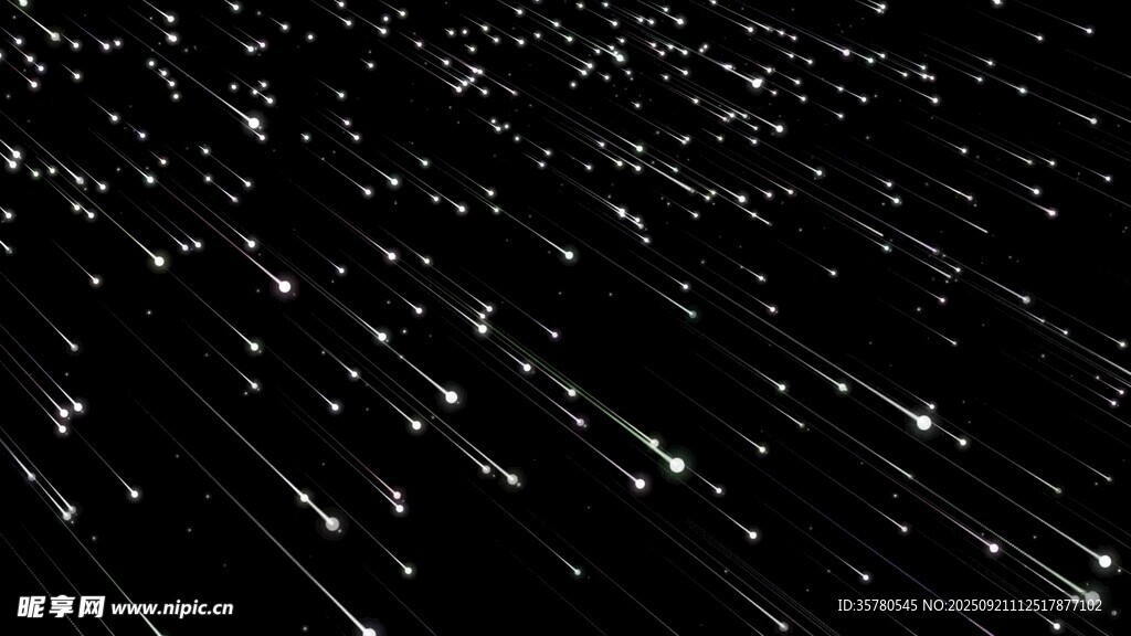 星芒闪烁的深邃夜空