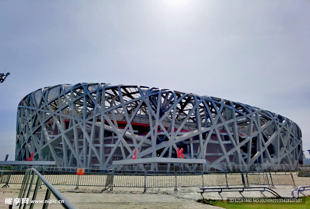 鸟巢体育场外观壮丽景观