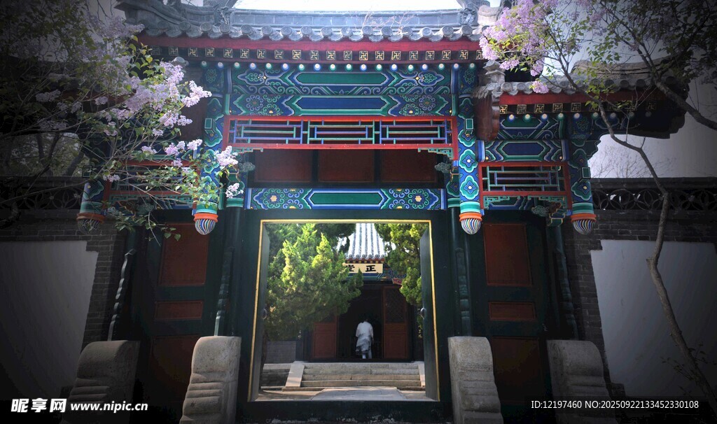 中式传统门楼景观