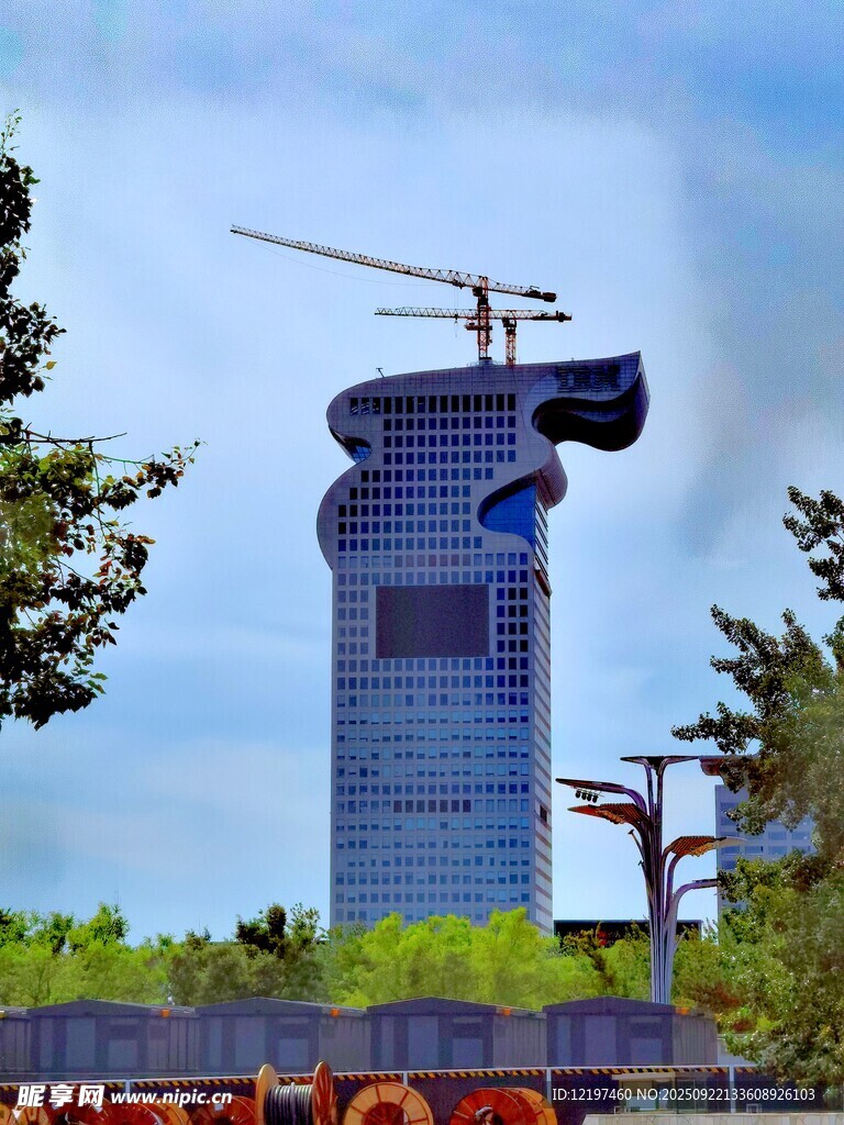 独特造型的地标建筑