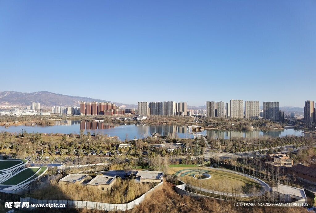 城市景观俯瞰图