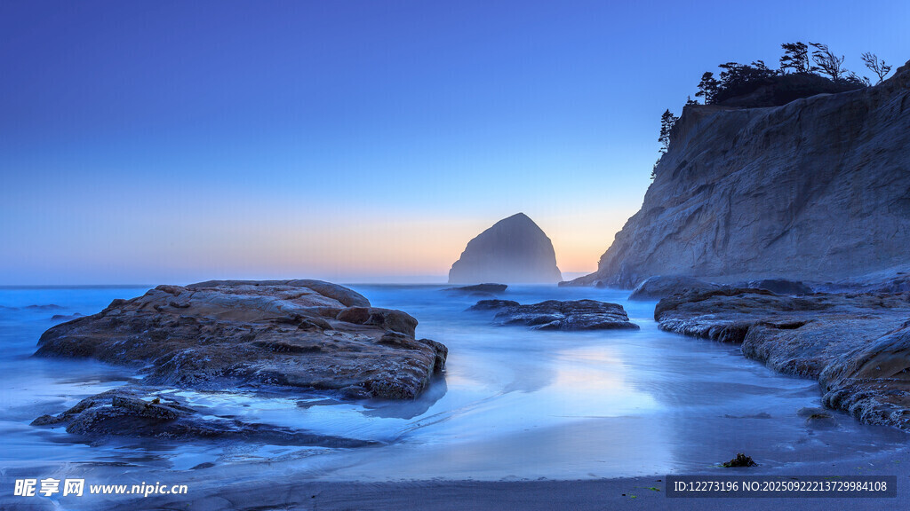 海边黄昏美景