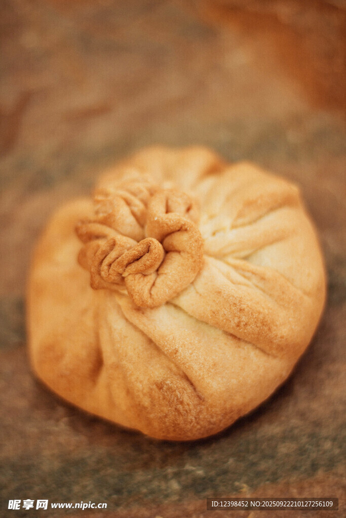 美味褶皱点心特写